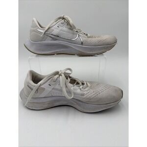 Nike Air Zoom Pegasus 38 CW7358-100 White-Metallic Silver Women's Size US 8.5